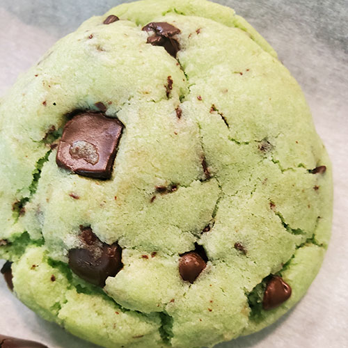mint chocolate chip cookies