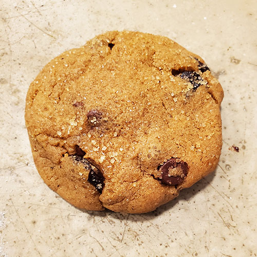 molasses cherry chocolate chip cookies