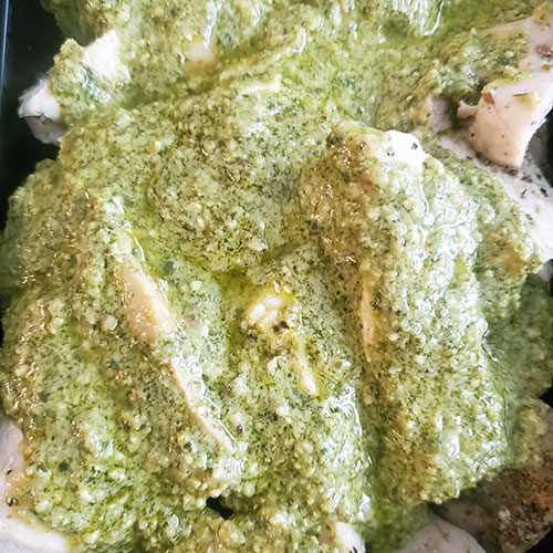 creamy pesto chicken