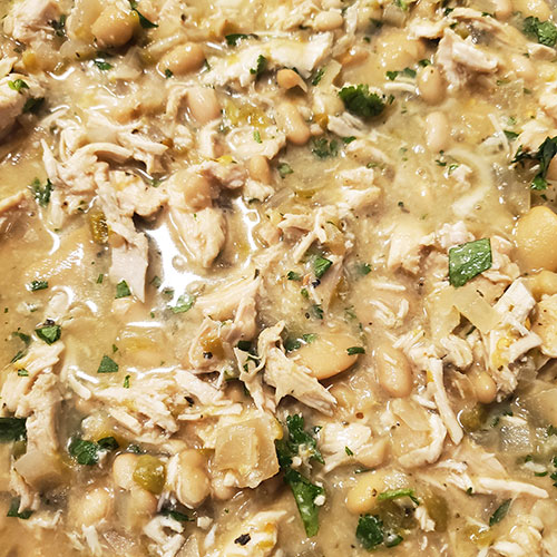 white chicken chili