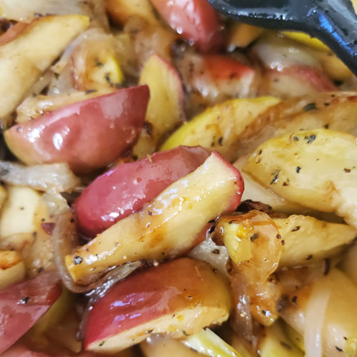 caramelized apples