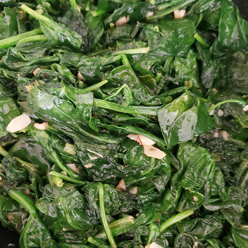 garlic sauteed spinach