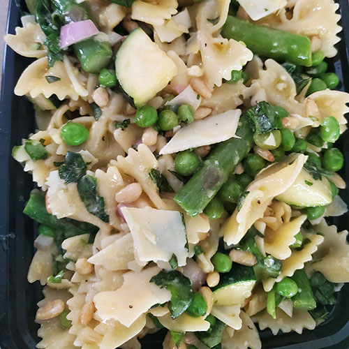 lemon basil pasta salad