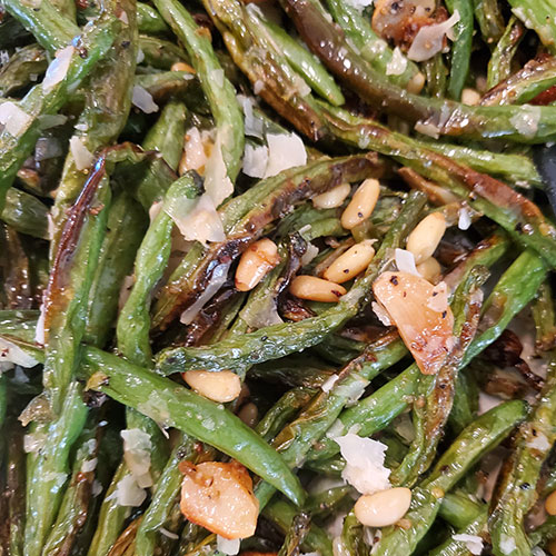 parmesan roasted green beans
