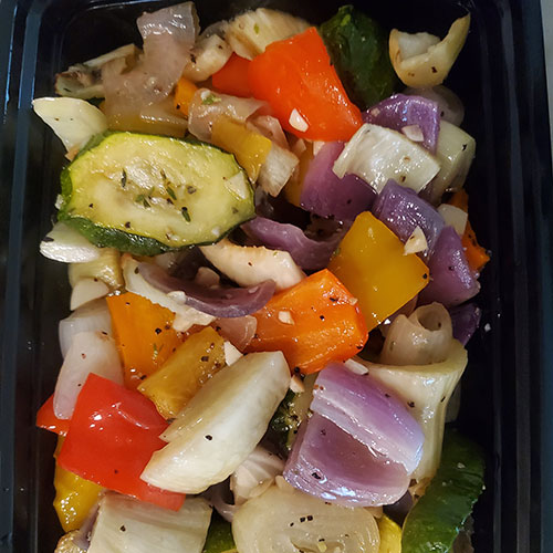 marinated roasted vegetables