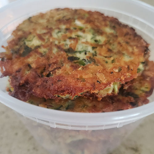 zucchini fritters